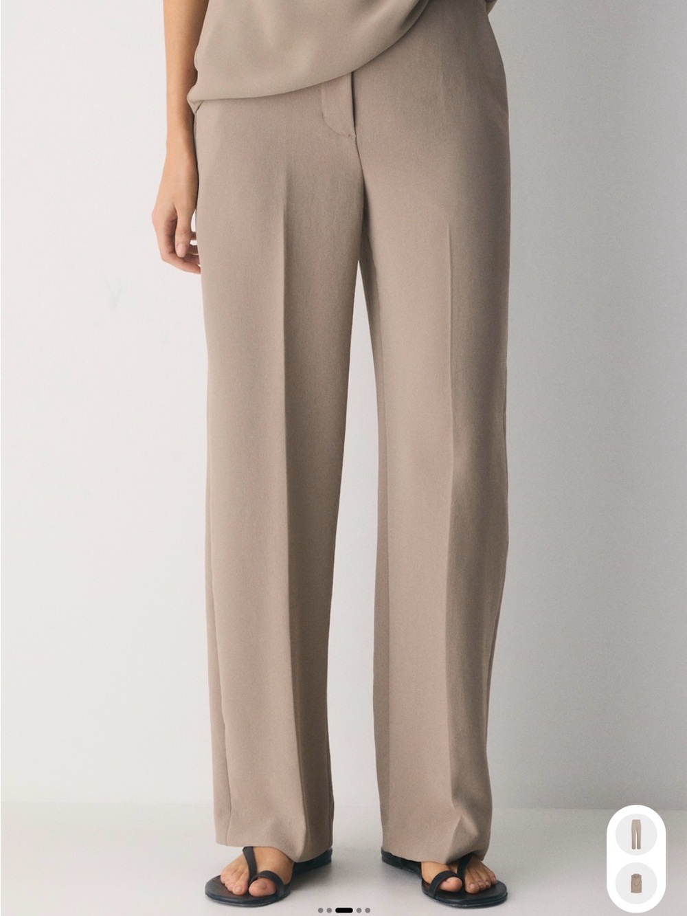 Aritzia The Limitless Pant Crepette in NomadTaupe - Picture 5 of 7